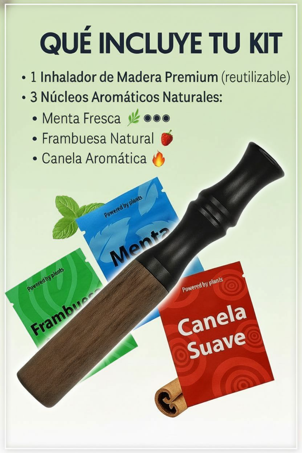 Inhalador Natural para Dejar de Fumar