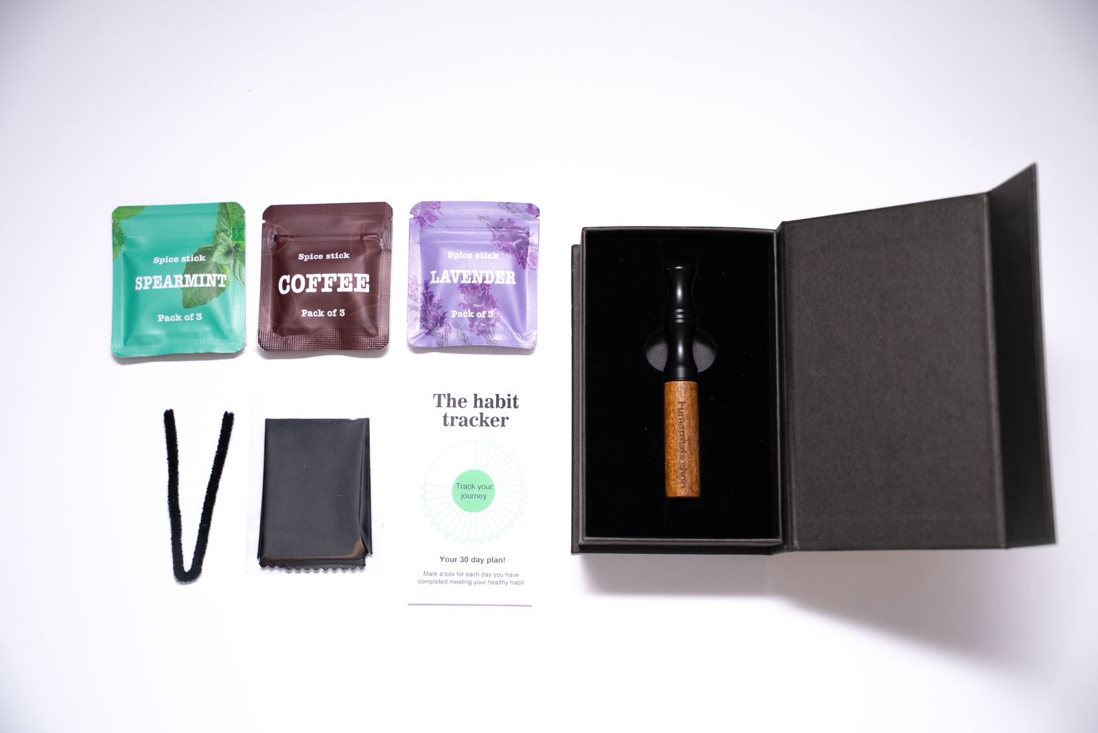 Contenido completo del kit Fumar Mata